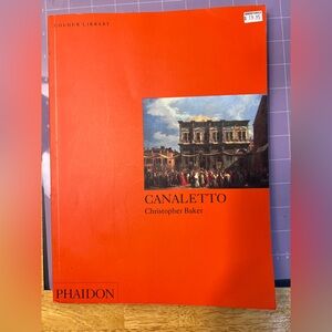 Phaidon Canaletto Art Book - Vibrant Orange Cover